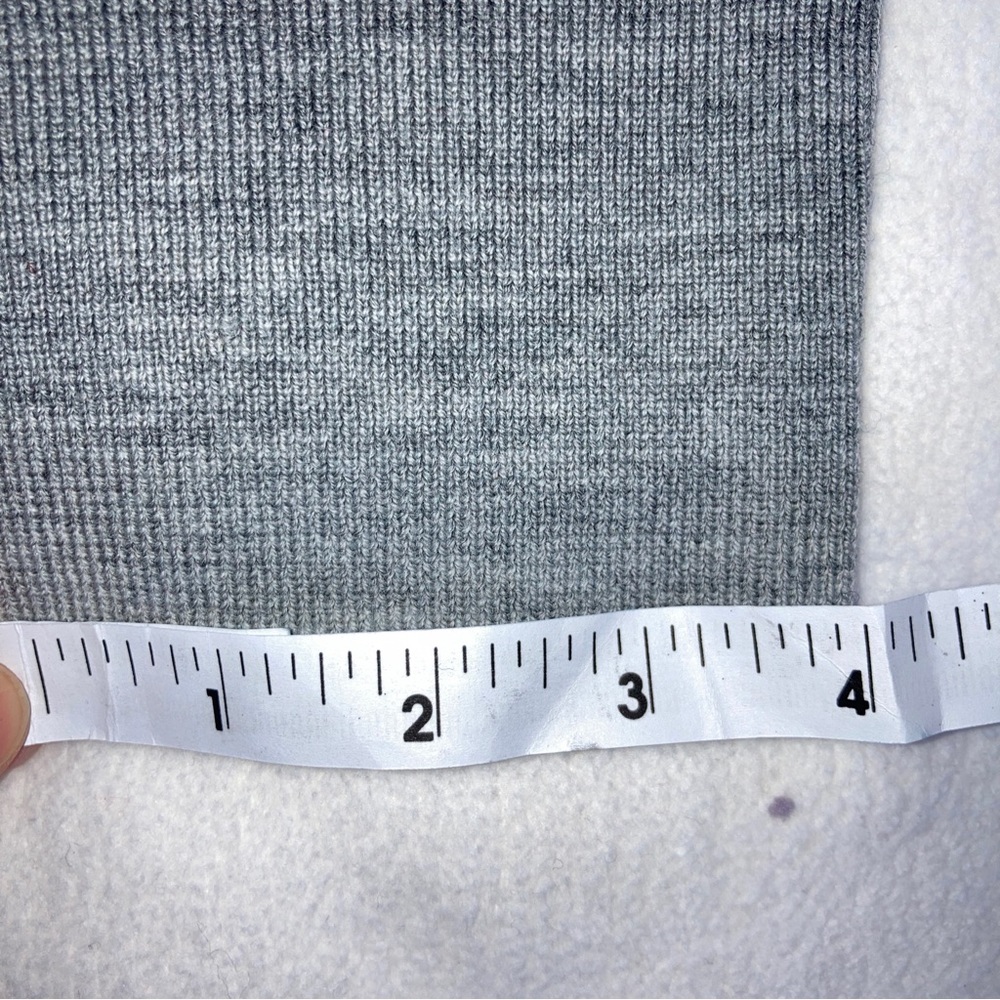 Banana Republic Gray Italian Fine Merino Wool Button up Cardigan Size 2XL New - Picture 10 of 11